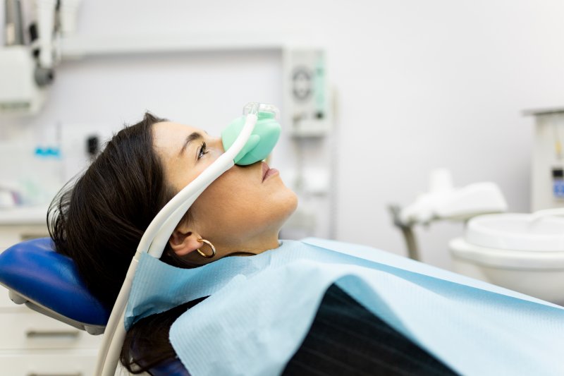 a patient preparing to undergo sedation dentistry 